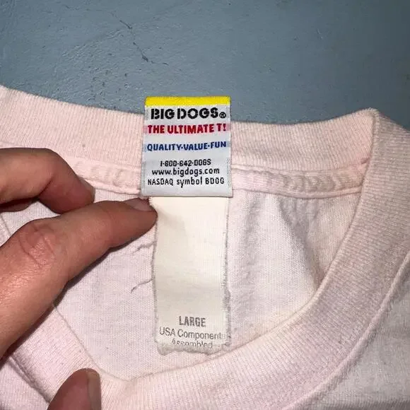 Big Dogs Rock Star GRRRL Girl Y2K VTG T Shirt Bratz Dolls 2000s Pink Cute Punk - Picture 7 of 9